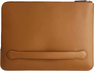 Чехол Bustha Zip Folio Leather для MacBook Air/Pro 13 (18/20) BST755117, бежевый